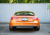 AWE Track Edition Exhaust for Audi S5 3.0T - Diamond Black Tips (102mm) - Mounted